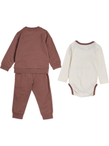 hummel Infant & Toddler Trio Crewsuit Set-2