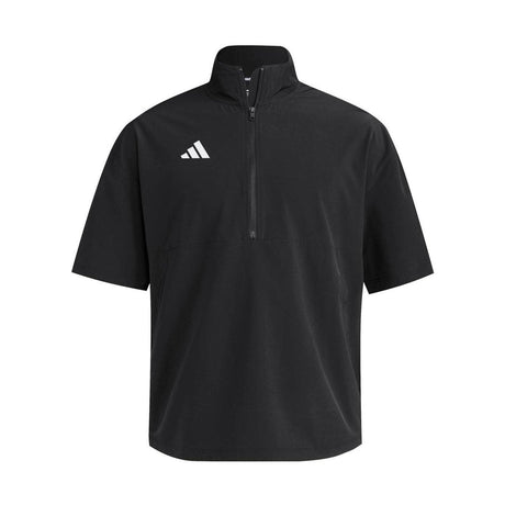adidas Men's Short Sleeve Quarter Zip Woven Jacket-1