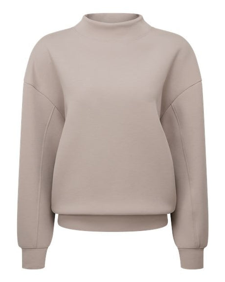 TriDri Women's Luxe Mock Neck Sweatshirt-1