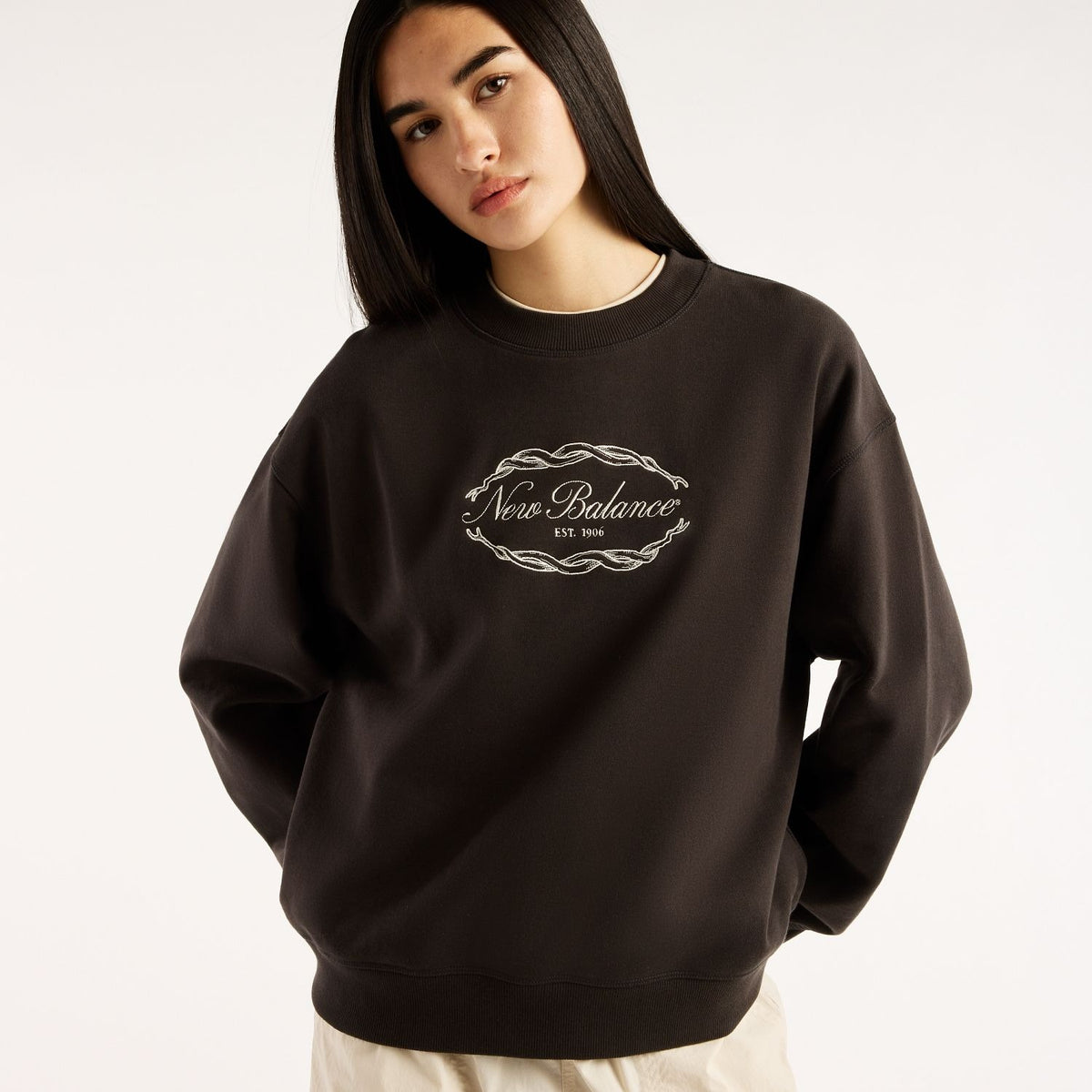 New Balance Women's Family Oversized Crew-3
