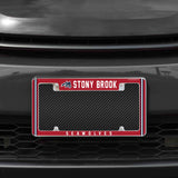 Rico Industries NCAA Stony Brook Seawolves 12" x 6" Chrome License Plate Frame-1