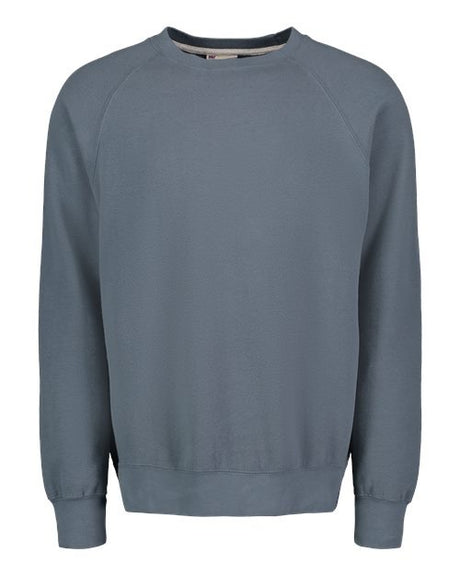 MV Sport Men's Vintage Fleece Raglan Crewneck Sweatshirt-1