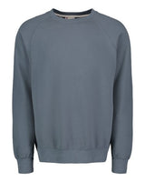 MV Sport Men's Vintage Fleece Raglan Crewneck Sweatshirt-1