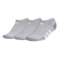 adidas Women's Superlite Stripe 3 3-Pack No Show Socks