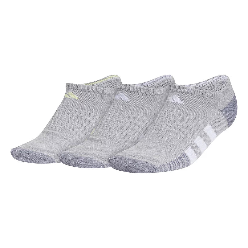 adidas Women's Cushioned 3.0 3-Pack No Show Socks