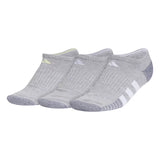 adidas Women's Cushioned 3.0 3-Pack No Show Socks
