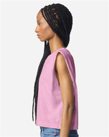 American Apparel Women's Garment-Dyed Heavyweight Muscle Tee-4