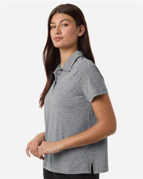 Team 365 Women's Relay Heathered Stripe Polo-4