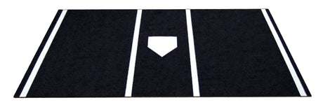 Trigon Sports Baseball ProTurf Home Plate Mat - 6'x12' Black