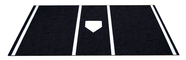 Trigon Sports Baseball ProTurf Home Plate Mat - 6'x12' Black