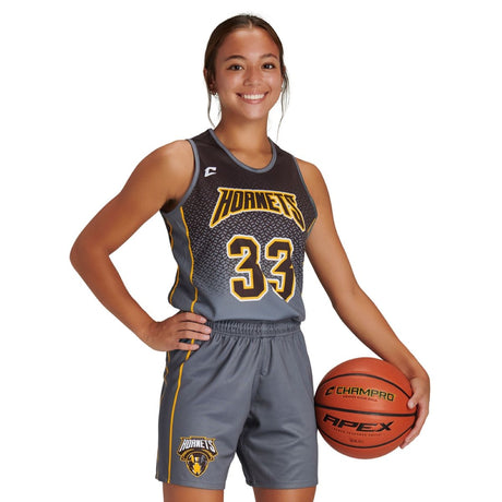 Custom Fitted Single-Ply Reversible Basketball Jersey Womens, Girls Team Basketball Jerseys