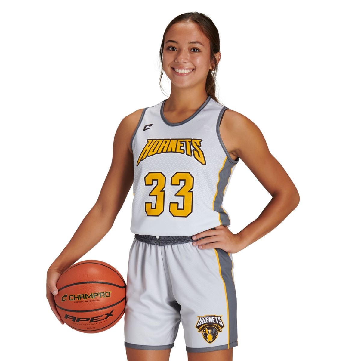 Custom Fitted Single-Ply Reversible Basketball Jersey Womens, Girls Team Basketball Jerseys