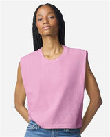 American Apparel Women's Garment-Dyed Heavyweight Muscle Tee-3