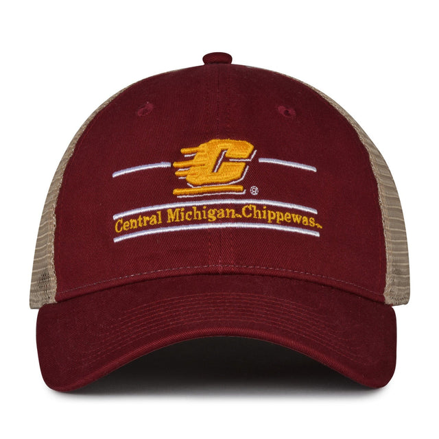 The Game Headwear Central Michigan Split Bar Trucker Hat