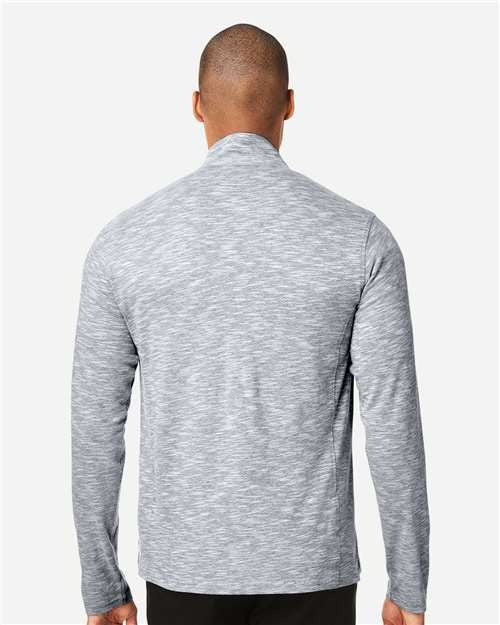 North End Men's Eclipse Jacquard Quarter-Zip Pullover-5
