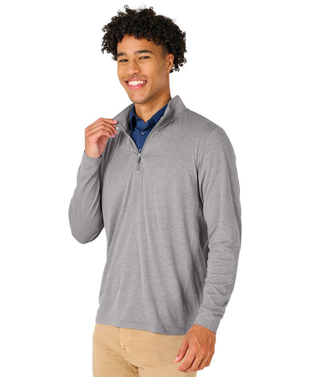 Charles River Men's Vista Tri-Blend Quarter Zip-1