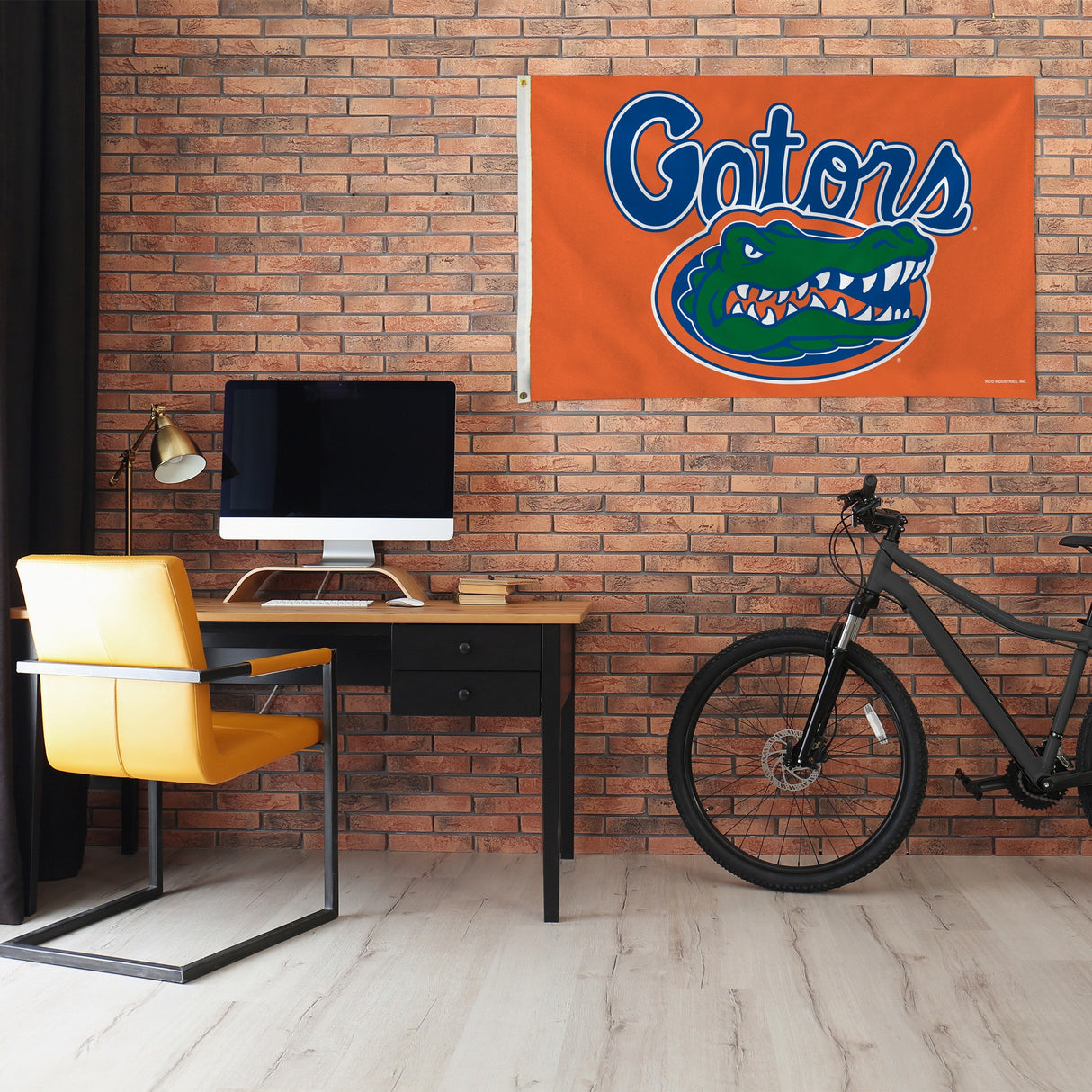 Rico Industries NCAA Florida Gators Orange 3' x 5' Banner Flag-1