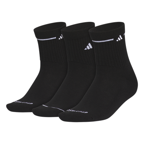 adidas Women's Cushioned Sport 3.0 3-Pack High Quarter Sock Unisex Accessories Socks