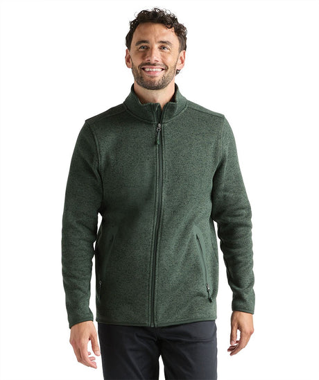 Charles River Men's Heathered Fleece Jacket-1