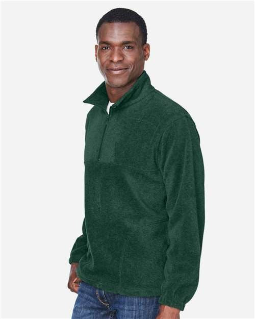 Harriton Men's Fleece Quarter-Zip Pullover-4