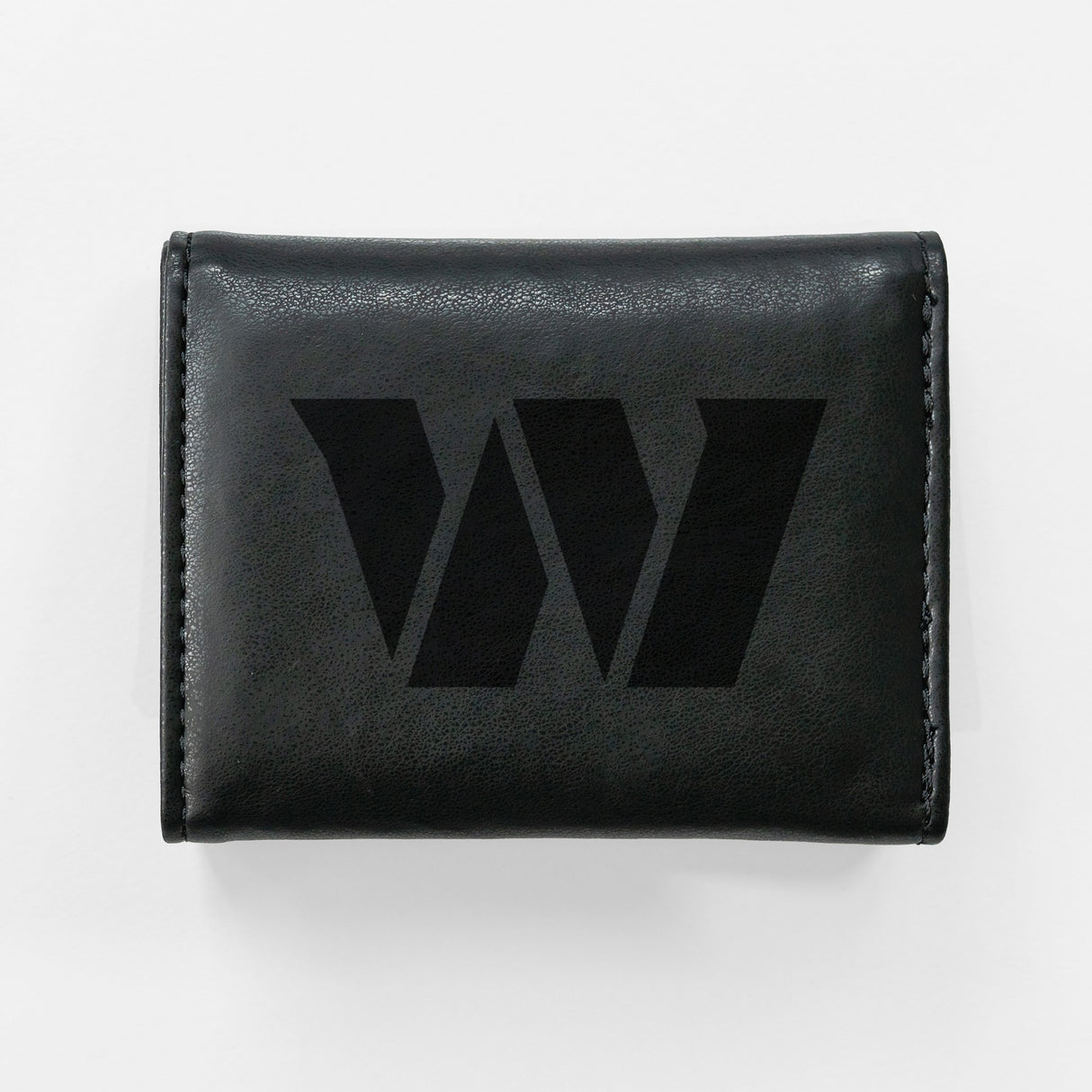 Rico Industries NFL  Washington Commanders  Laser Engraved Faux Leather Trifold Wallet-2