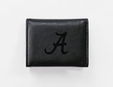 Rico Industries NCAA Alabama Crimson Tide  Laser Engraved Faux Leather Trifold Wallet-1
