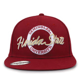 The Game Headwear Florida State Flat Brim Snapback Hat