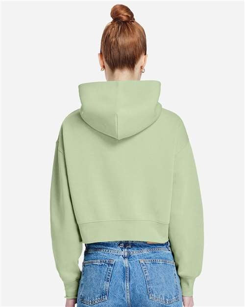 Lane Seven Women's Relaxed Cropped Hoodie Sweatshirt-5