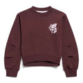 New Balance Girls' Rooted Floral Cropped Crew-1