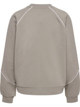 hummel Women's Keeper Boxy Piping Crewneck-2