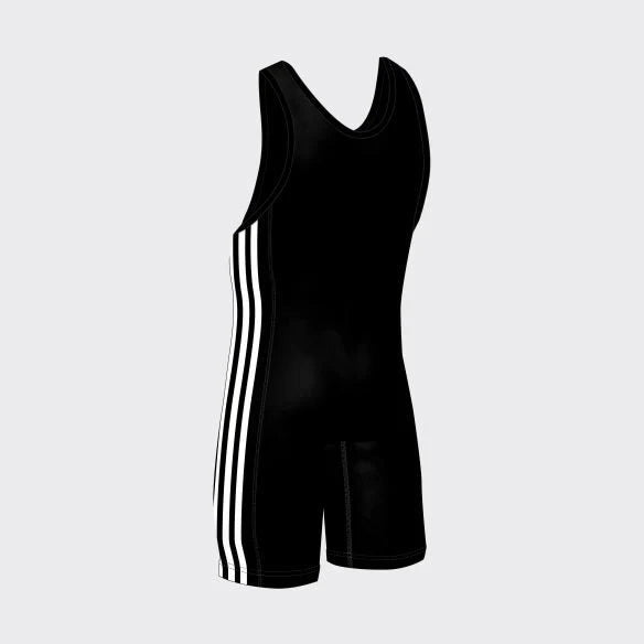adidas Youth 3 Stripes Wrestling Singlet-2