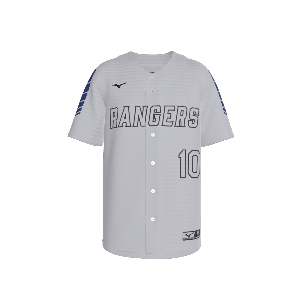 Mizuno Full Button Set-In Sleeve Jersey League Outfitters