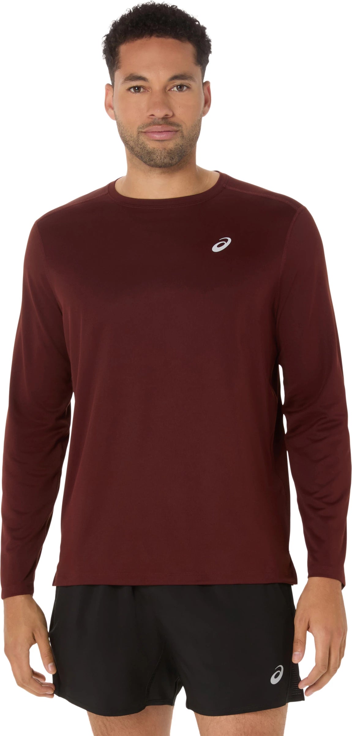 Asics Men's Silver Long Sleeve Top-1
