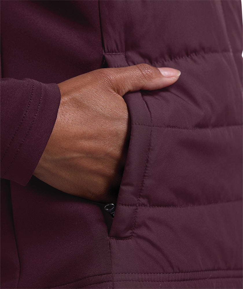 Charles River Women's Lotus Hybrid Puffer Jacket-6