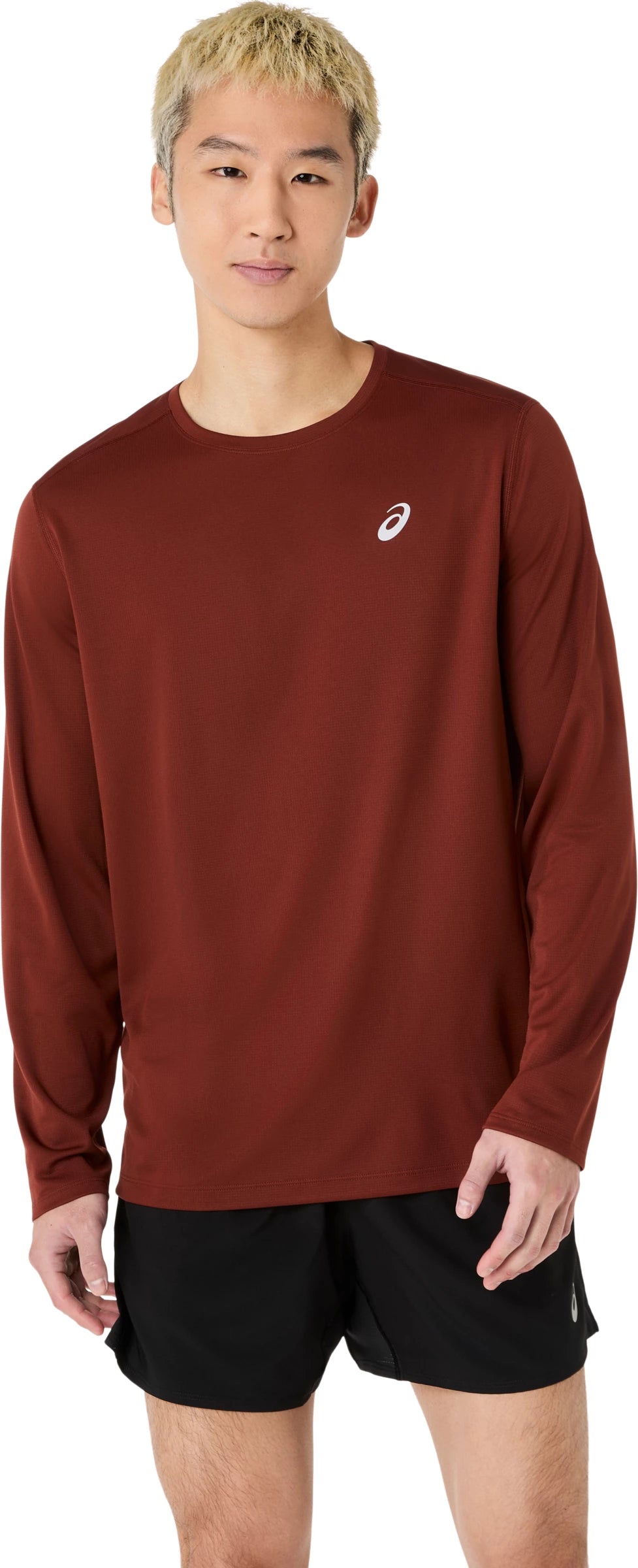 Asics Men's Silver Long Sleeve Top-1