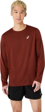 Asics Men's Silver Long Sleeve Top-1