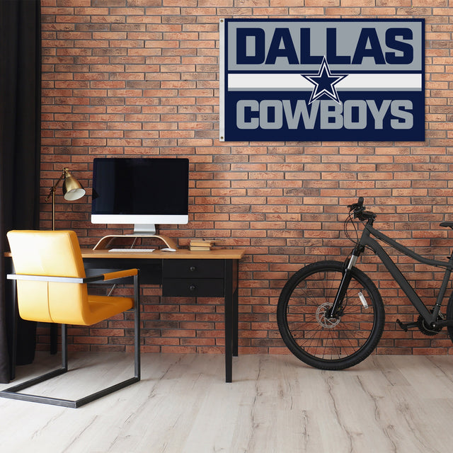 Rico Industries NFL  Dallas Cowboys Bold 3' x 5' Banner Flag-1