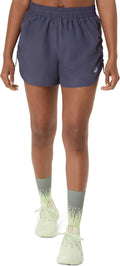 Asics Women's Nagino Run Adjustable 4-Inch Shorts-1