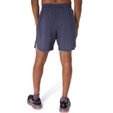 Asics Men's Silver 2-N-1 7-Inch Shorts-2