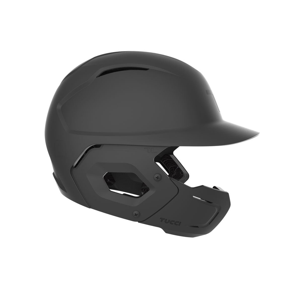 Tucci Potenza Baseball Batting Helmet With Jaw Guard-56
