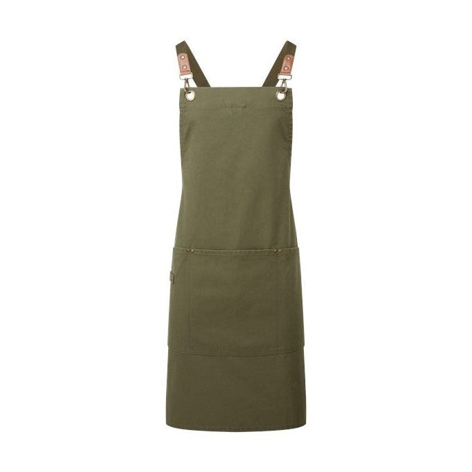 Artisan Collection by Reprime Clip & Clasp Cross-Back Bib Apron-4