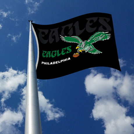 Rico Industries NFL  Philadelphia Eagles Retro 3' x 5' Banner Flag-2