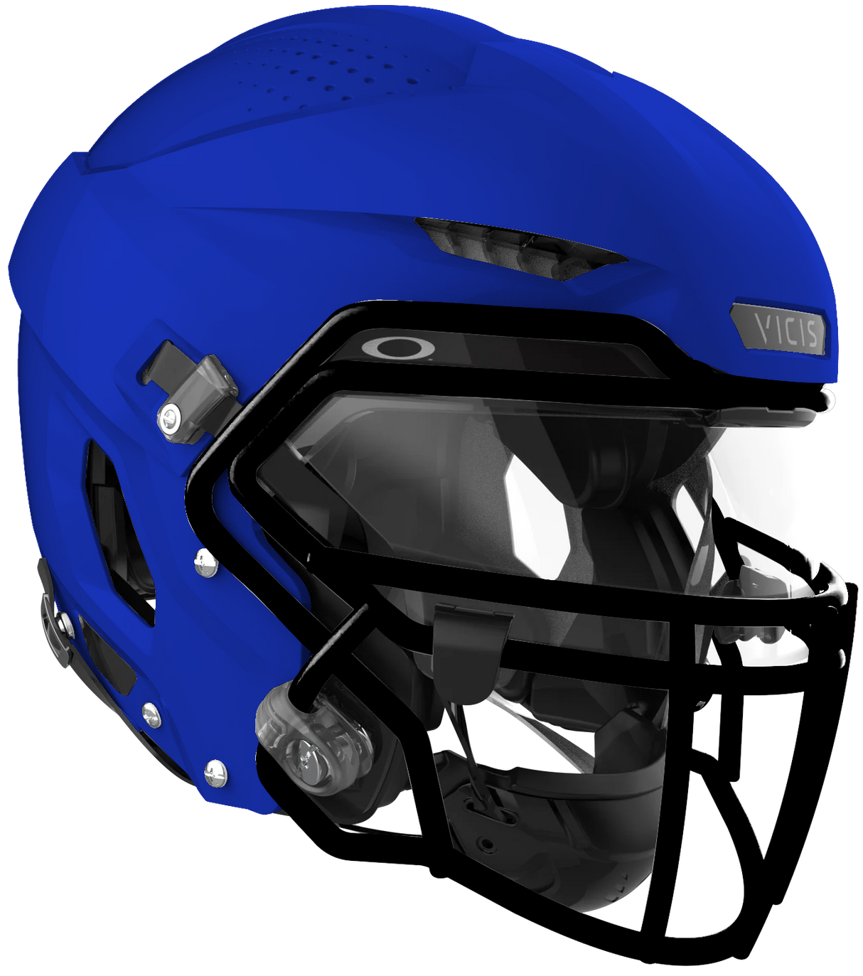 Vicis Adult Zero2 Elite Trench Football Helmet with Titanium Facemask & Oakley Eyeshield Vicis