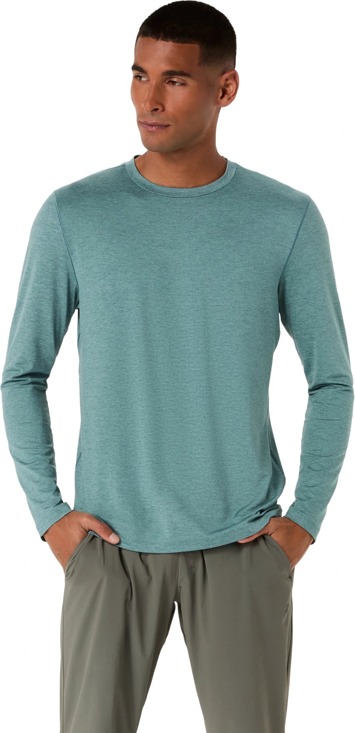 Asics Men's Refined Texture Long Sleeve Top-1