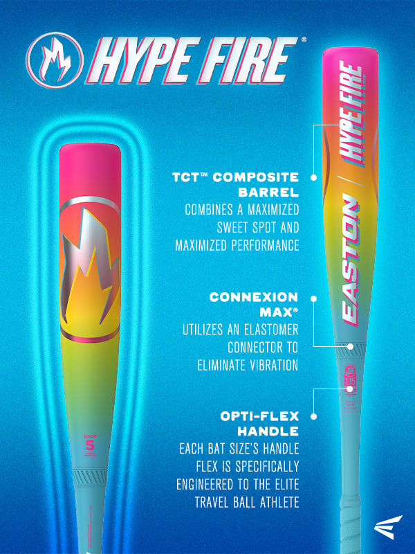 Easton Hype Fire USSSA -5 Baseball Bat
