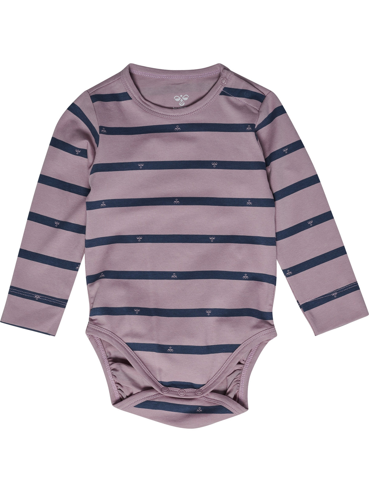 hummel Youth Mini Stripy Bee Bodysuit Long Sleeve-1