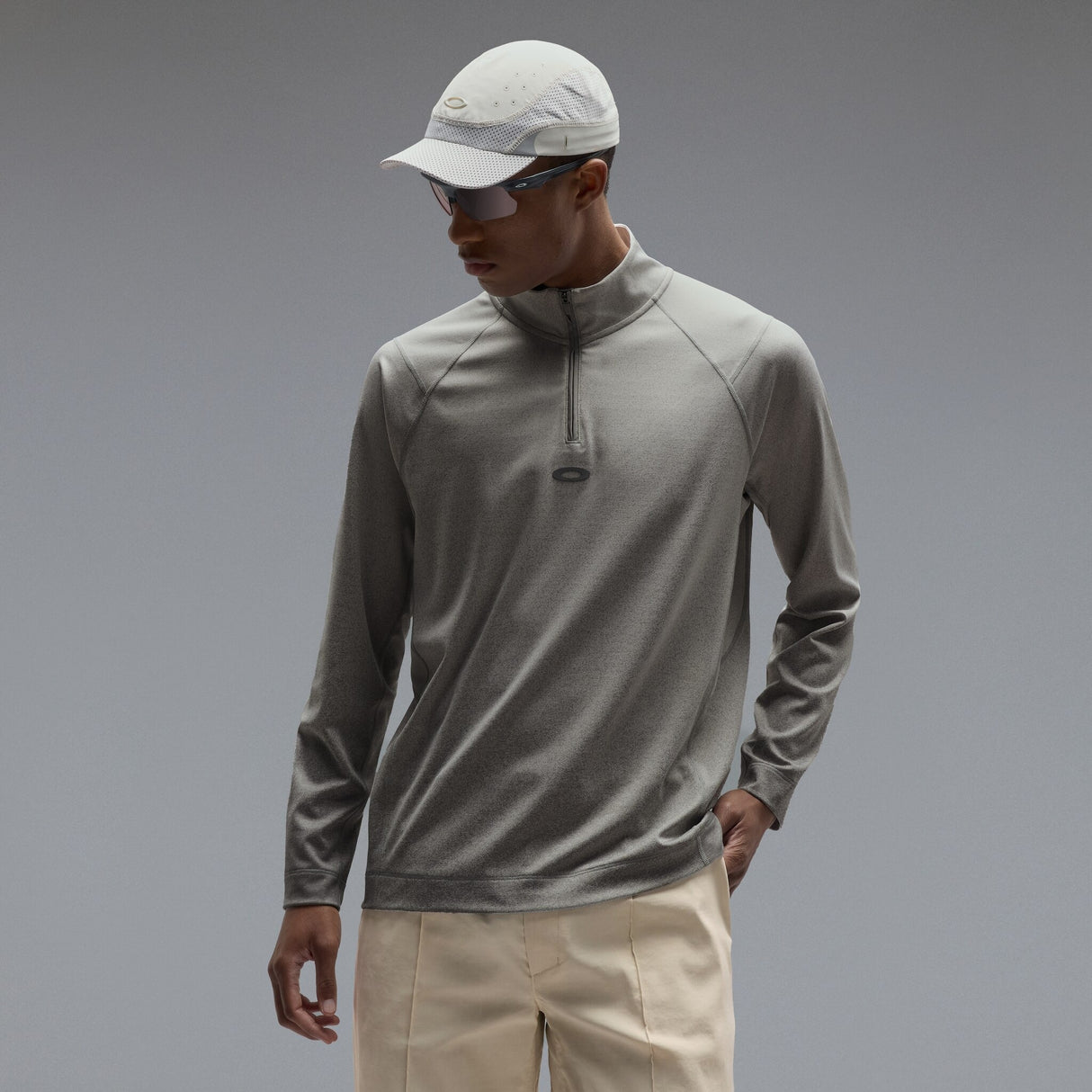 Oakley Men's C1 Jacquard Quarter Zip Sweatshirt-3