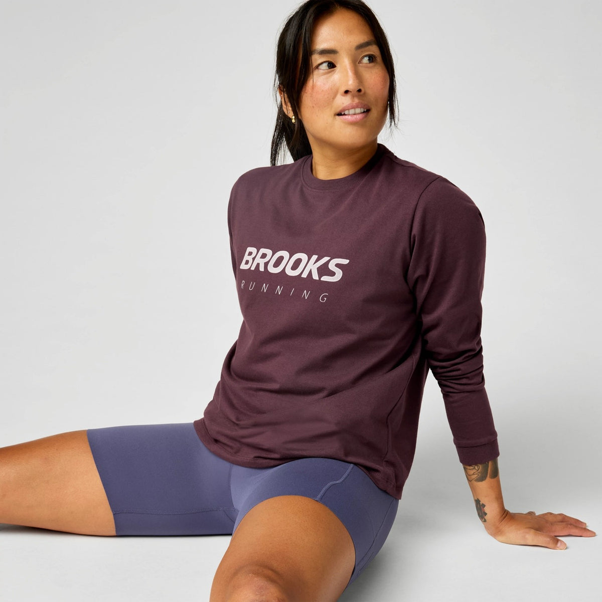 Brooks Women's Graphic Long Sleeve Top-3