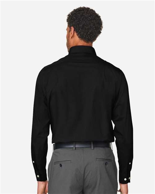 Devon & Jones Men's CrownLux Performance Spencer Poplin Dress Shirt-5