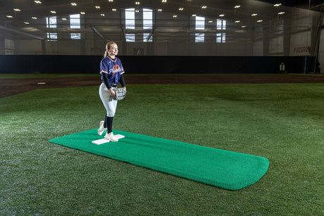 Portolite Baseball Pro Spiked Game Mat with No Lines-1